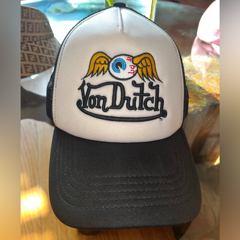Von Dutch Flying Eyeball Trucker Hat